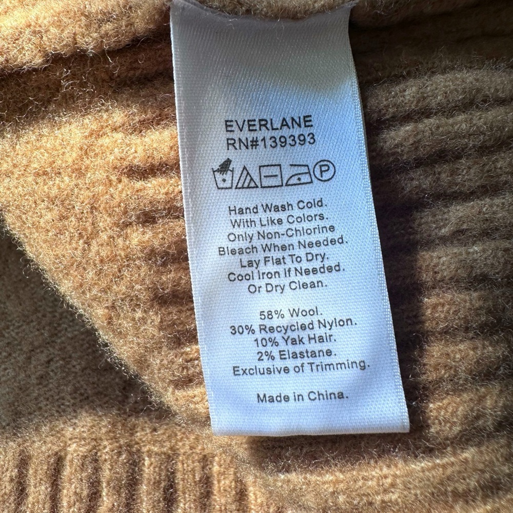 Everlane Wool Duster Jacket Size XL - Picture 8 of 9